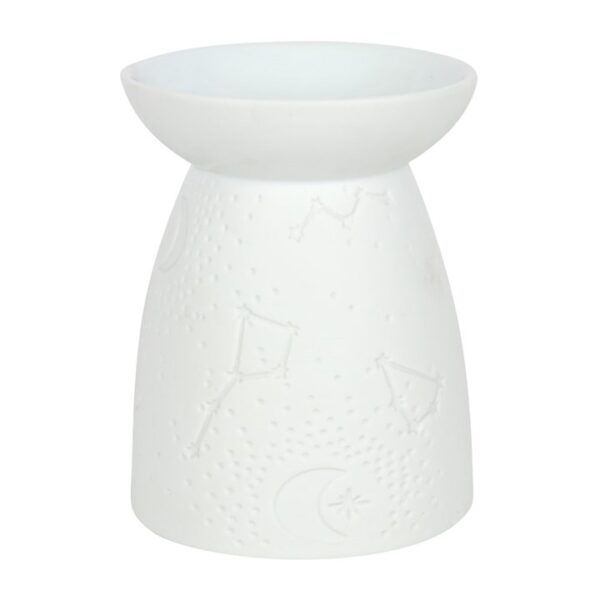 White Ceramic Constellation Oil Burner - Image 2