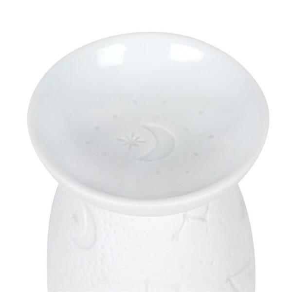 White Ceramic Constellation Oil Burner - Image 4