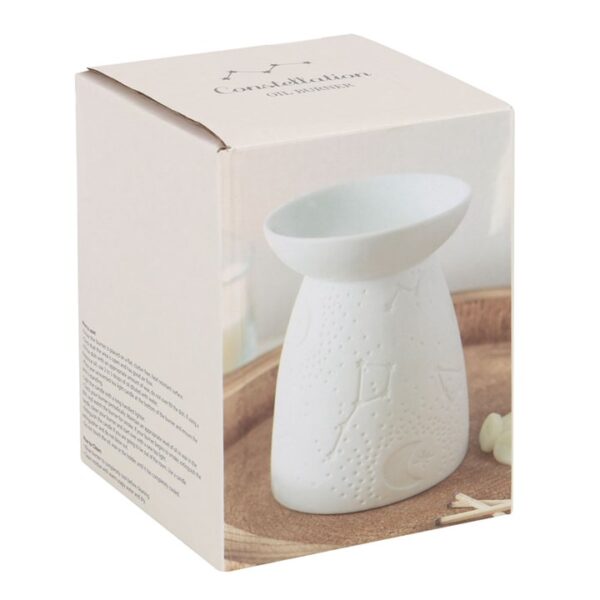 White Ceramic Constellation Oil Burner - Image 5