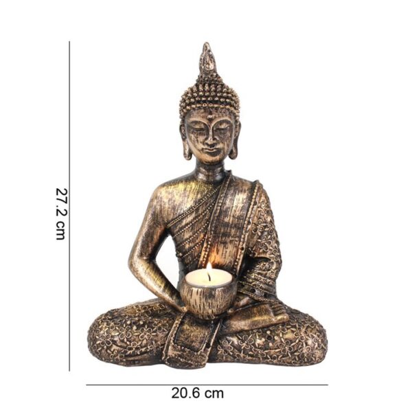 Sitting Thai Buddha Tealight Holder - Image 3