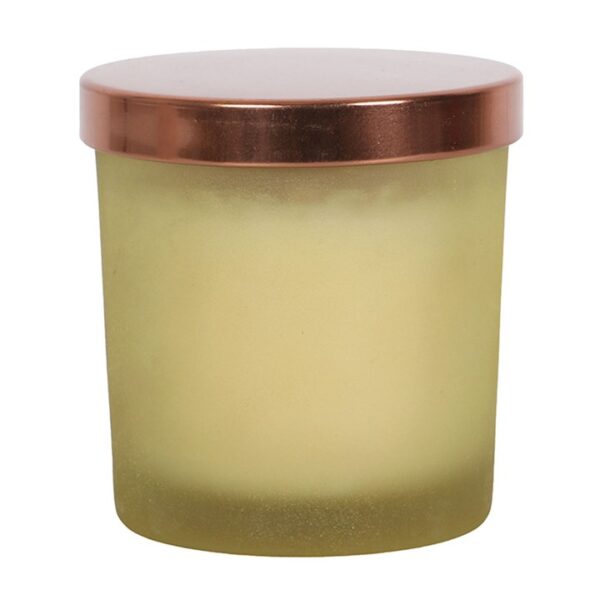 New Moon Wild Orange Manifestation Candle with Clear Quartz - Image 4