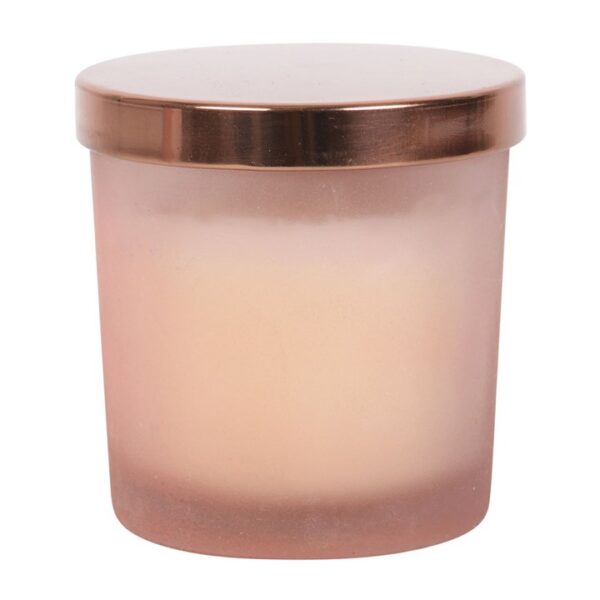 Gratitude Wild Rose Crystal Chip Candle - Image 4