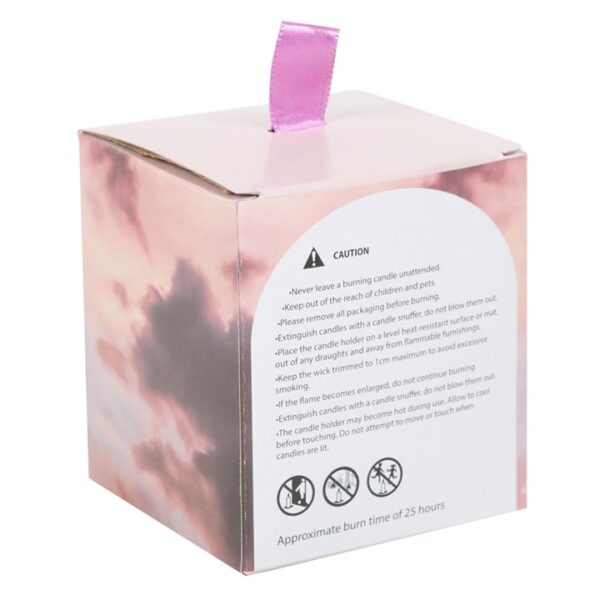 Gratitude Wild Rose Crystal Chip Candle - Image 6