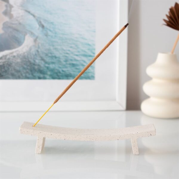 Cream Speckle Incense Ash Catcher - Image 4