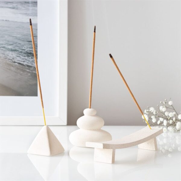 Cream Speckle Incense Ash Catcher - Image 5