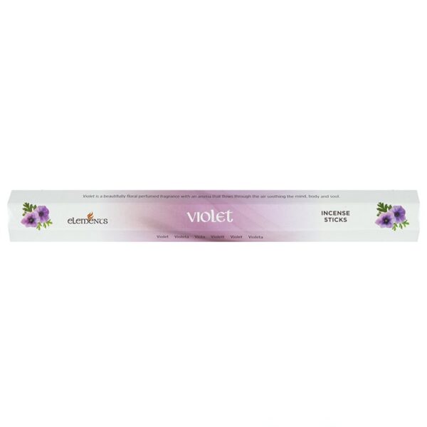 Set of 6 Packets of Elements Violet Incense Sticks - Image 2