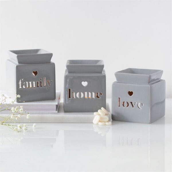 Grey Love Cut Out Oil Burner - Image 5