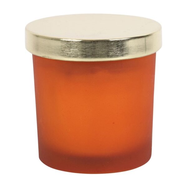 Sacral Chakra Orange Crystal Chip Candle - Image 4