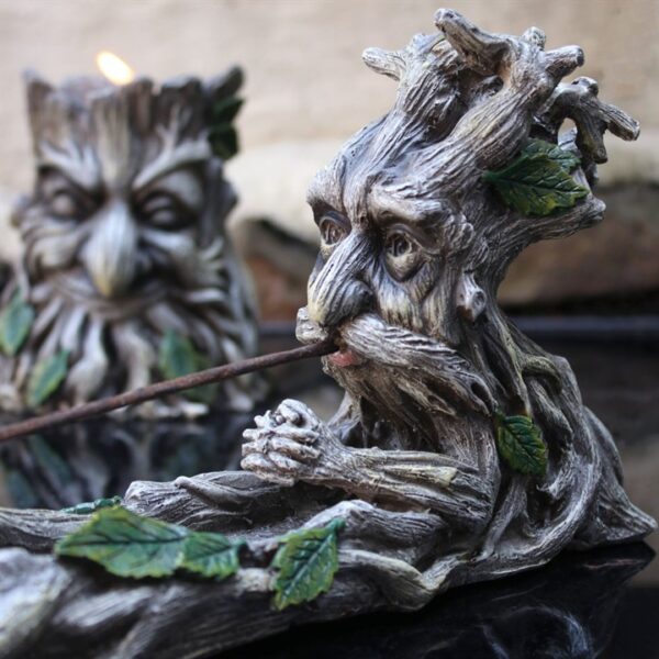 Green Man Incense Stick Holder - Image 4