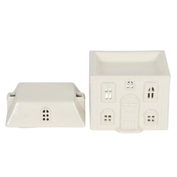 White Ceramic House Oil Burner - Image 3