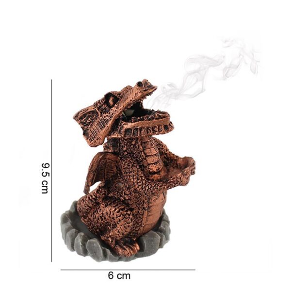 Red Dragon Incense Cone Holder - Image 2