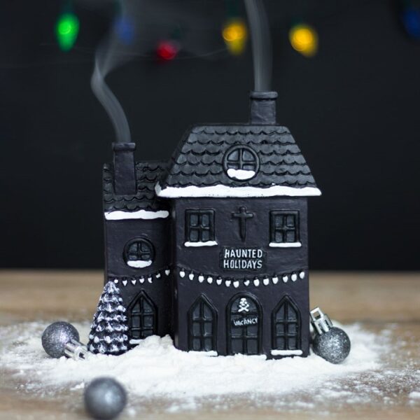 Haunted Holiday House Incense Cone Burner - Image 5