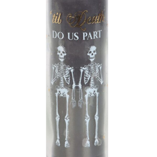 Til Death Do Us Part Amber Noir Tube Candle - Image 3