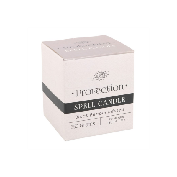 Black Pepper Infused Protection Spell Candle - Image 5