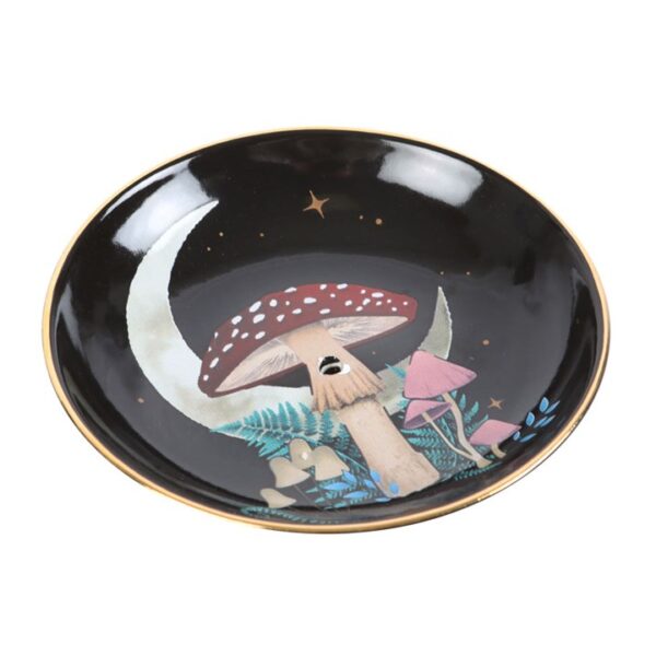 Forest Mushroom Ceramic Incense Plate - Image 3