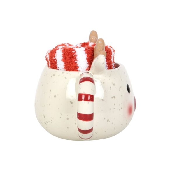 Rudolph Reindeer Mug and Socks Set - Image 2