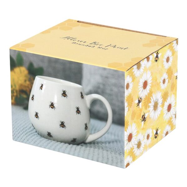 Bee Print Rounded Mug - Image 2