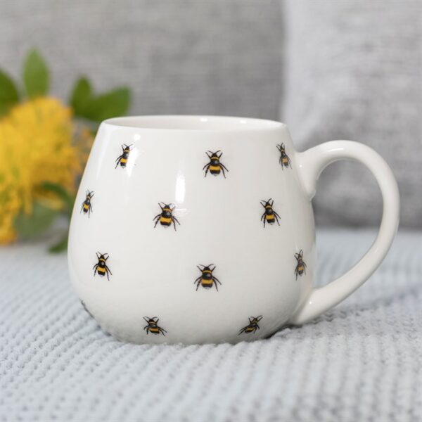 Bee Print Rounded Mug - Image 3