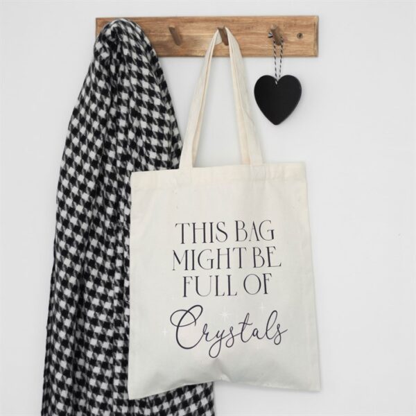 Full of Crystals Polycotton Tote Bag - Image 4